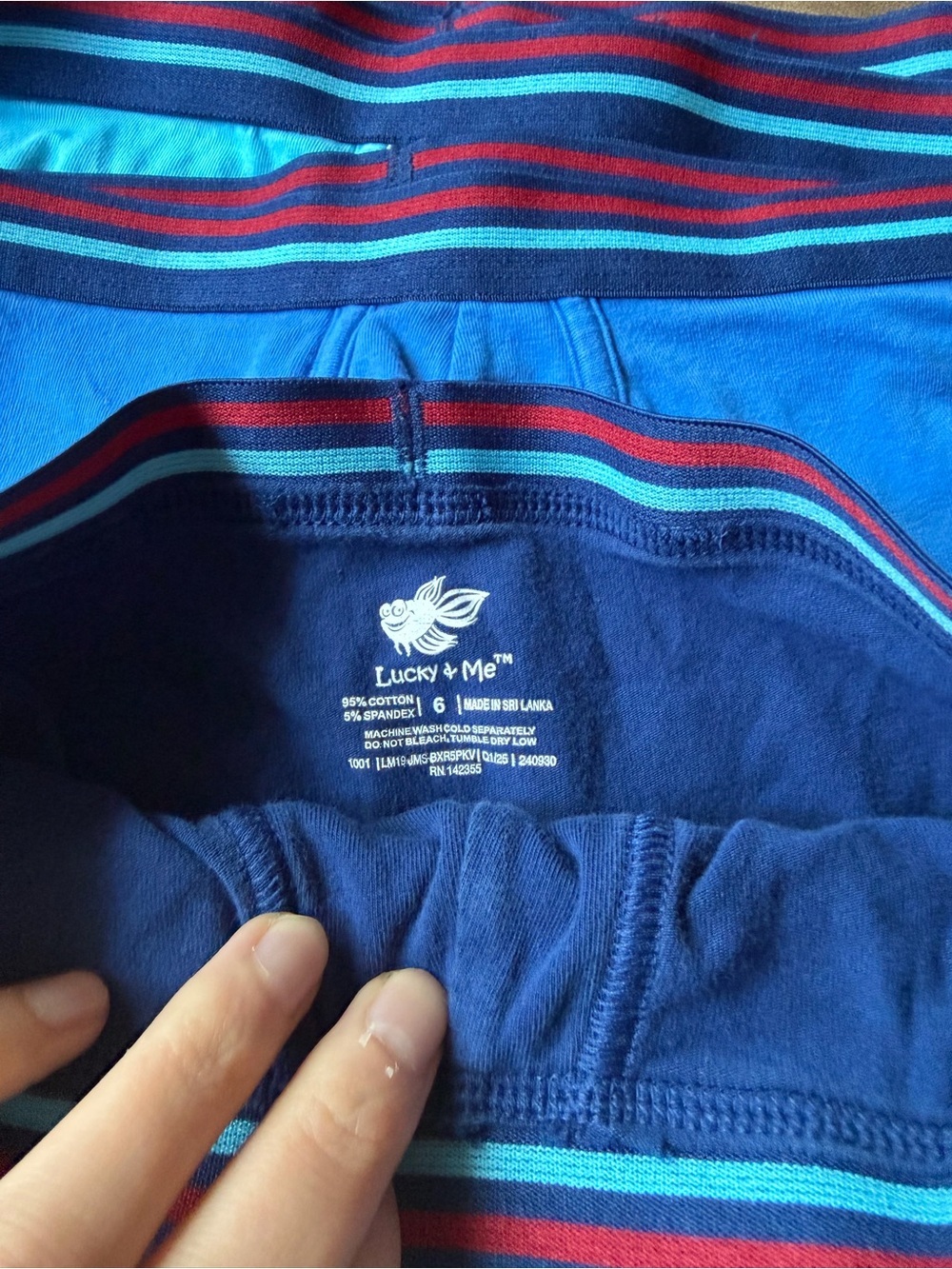 10 pairs of boys lucky & me cotton underwear pre owned size 4/5 boxer briefs - Picture 4 of 6